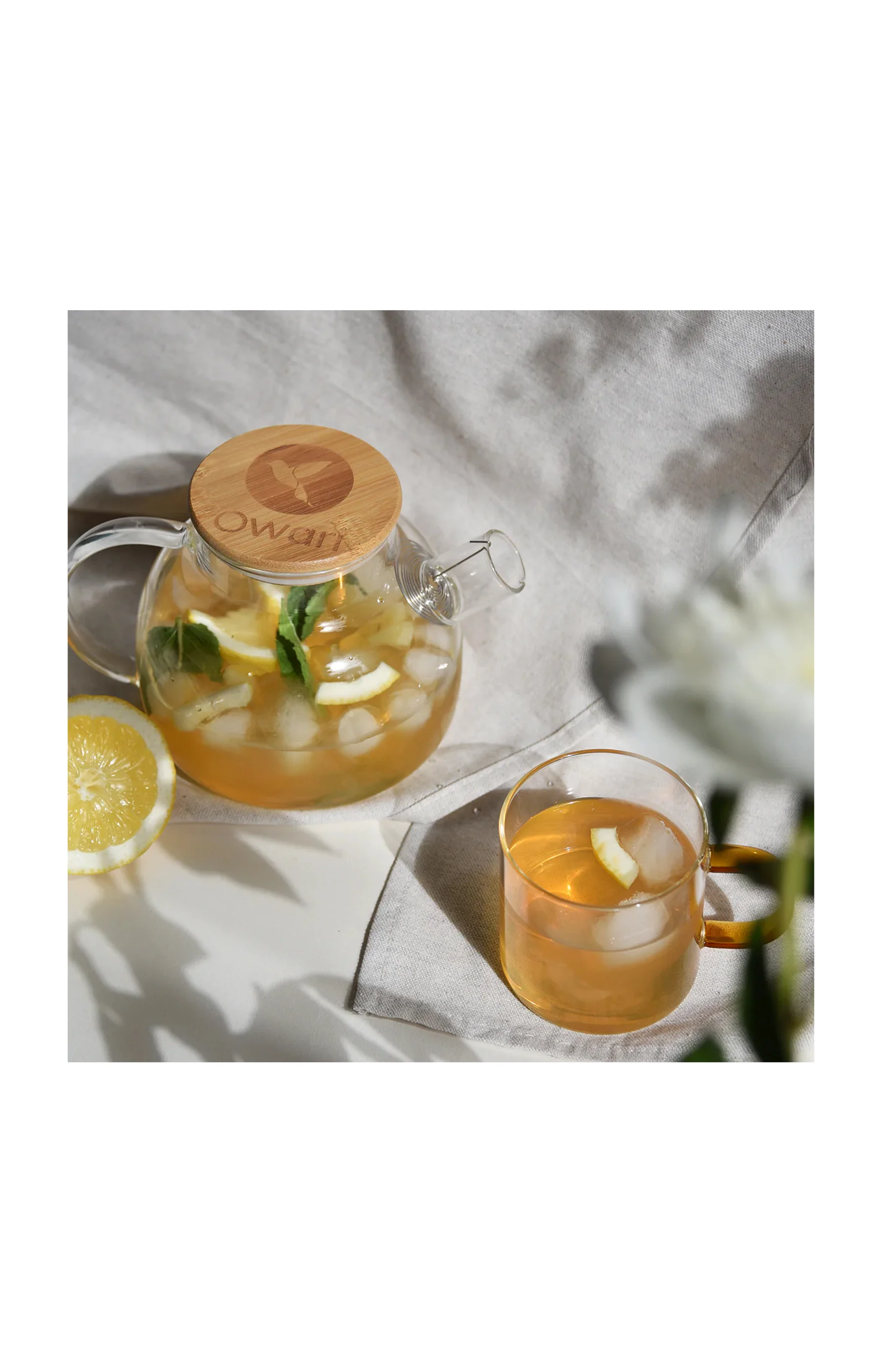 Théière japonaise en verre avec filtre - Image 3