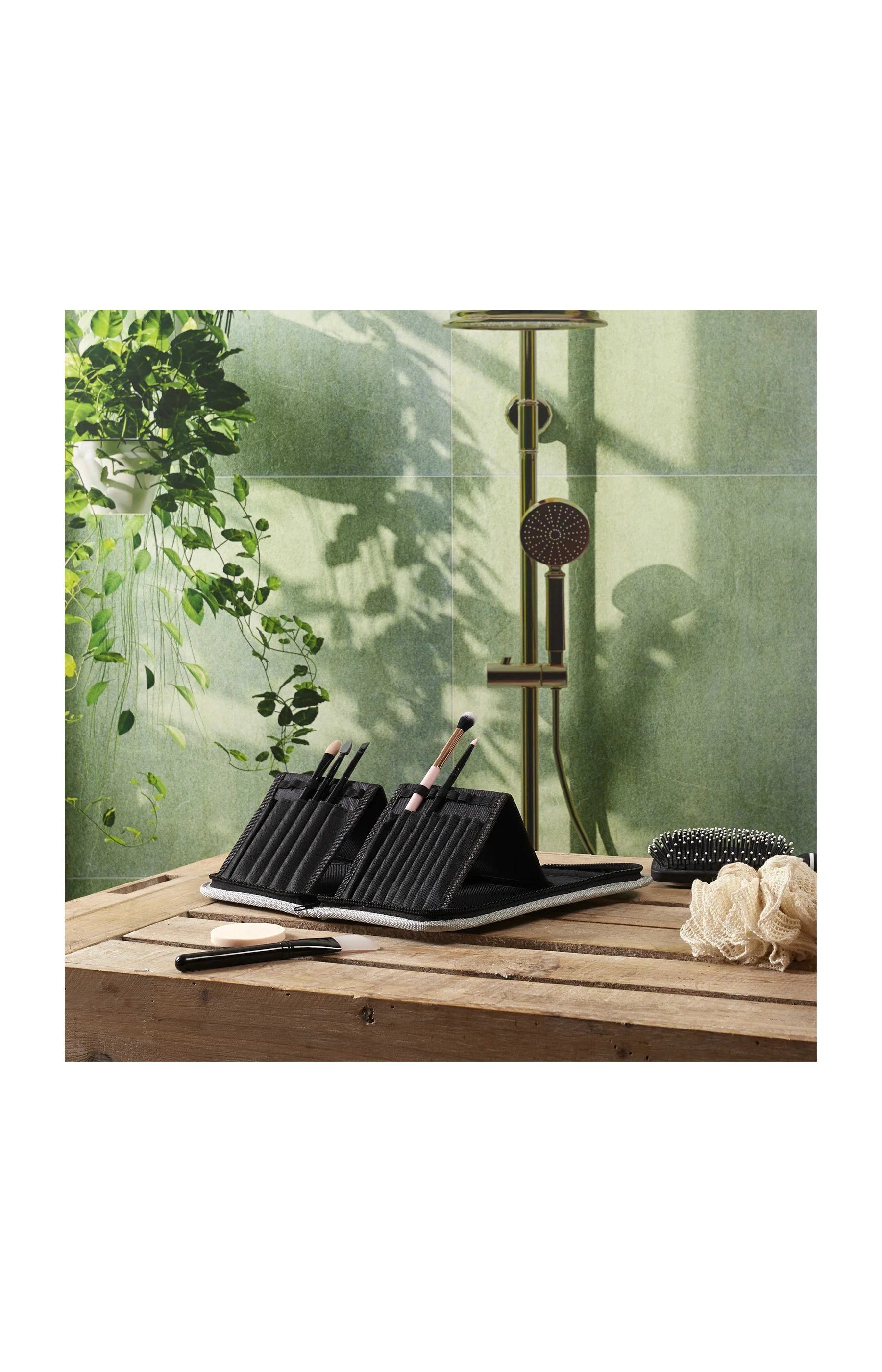 Trousse amovible pour 15 pinceaux - Noir - Image 3