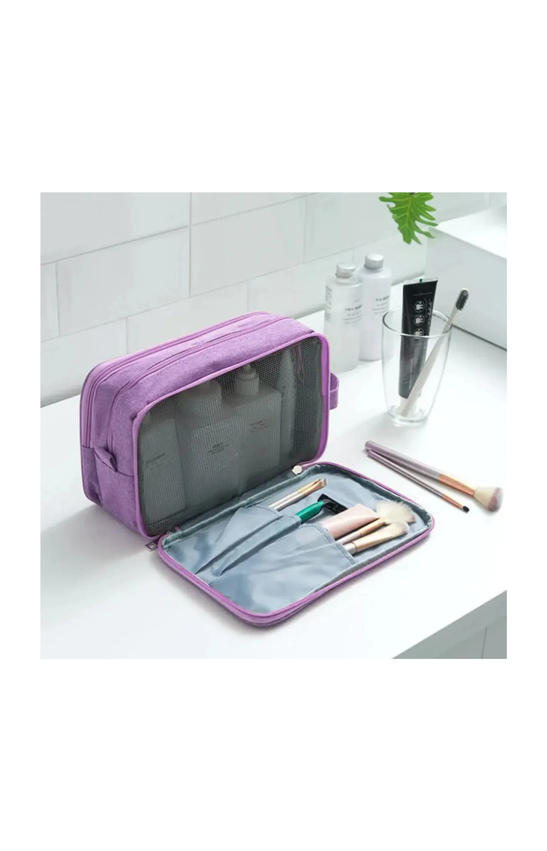 Trousse de toilette - Violette - Image 2