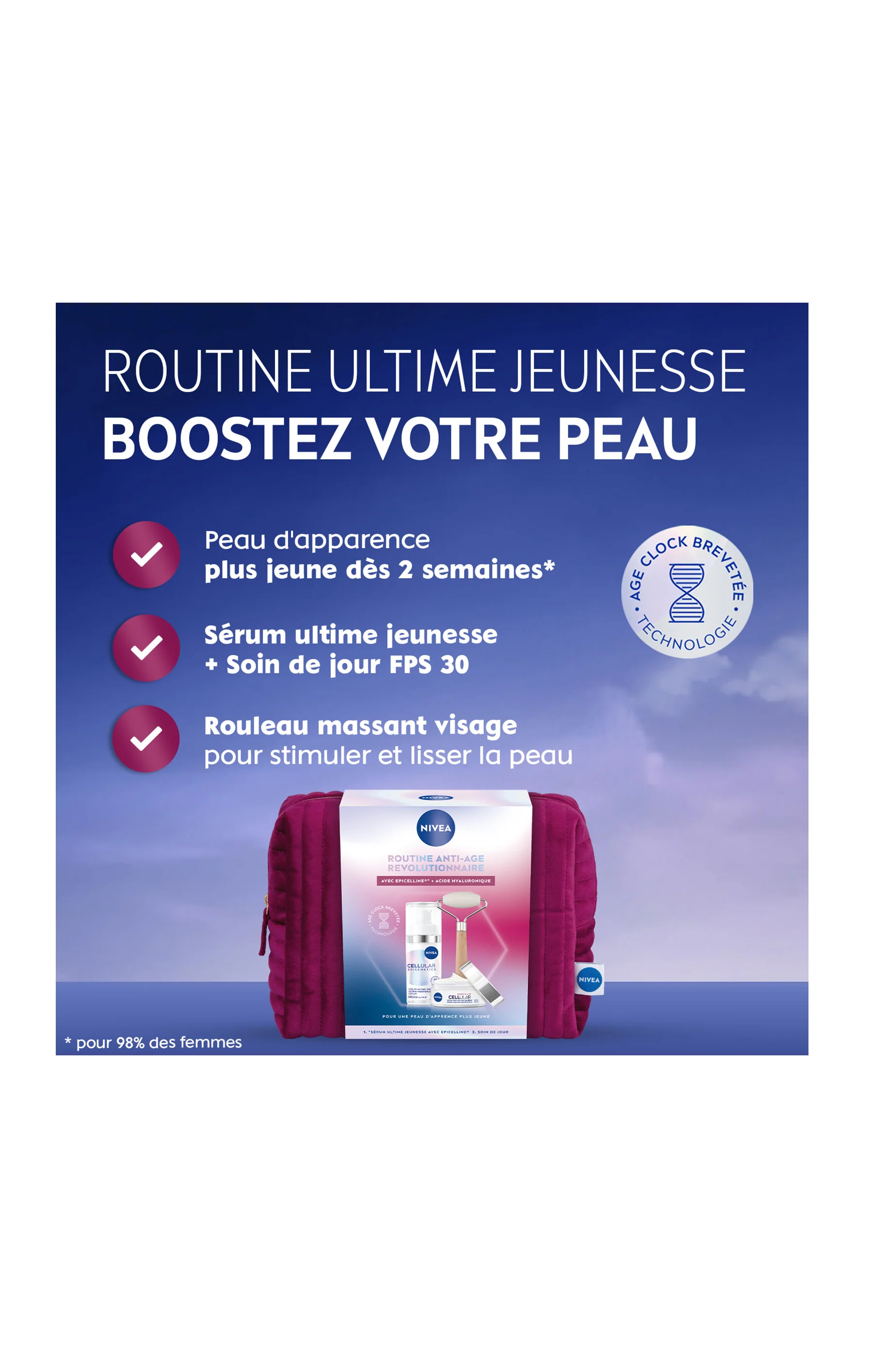 Trousse routine anti- âge - Epicelline et Acide hyaluronique - Image 2