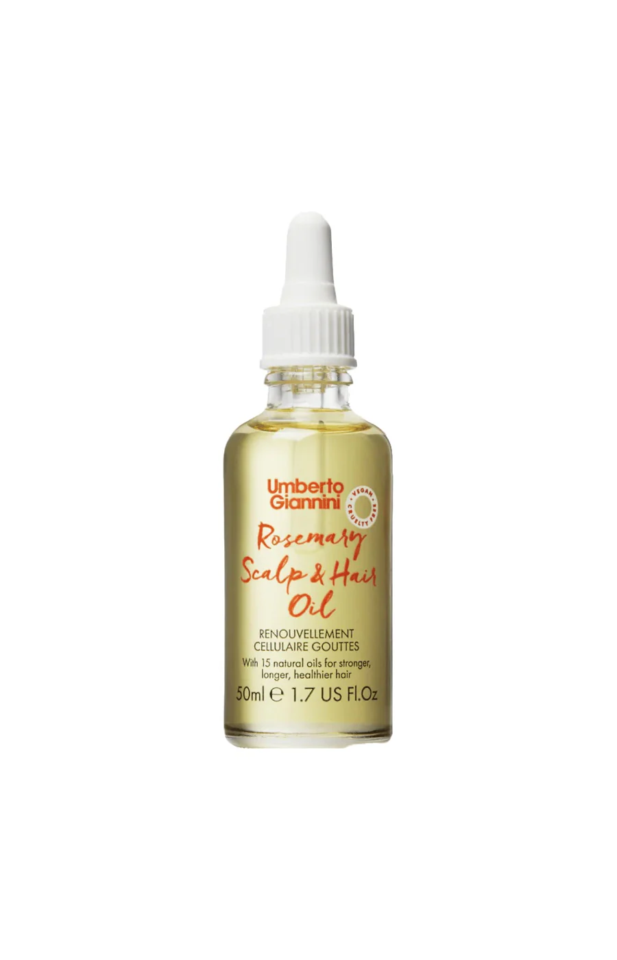 Huile nourrissante - Romarin, argan & jojoba - Cuirs chevelus sensibles - 50 ml