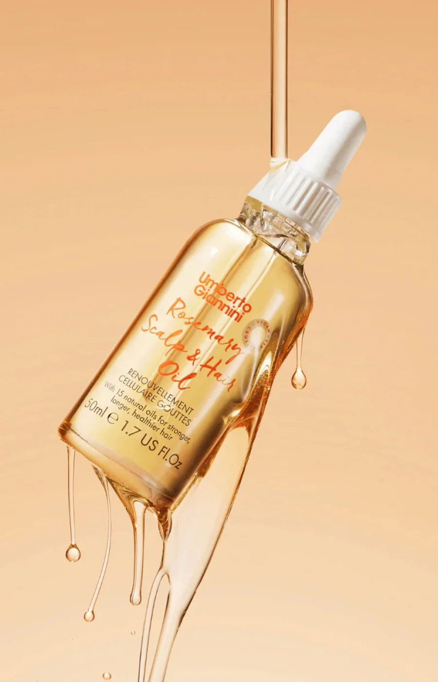 Huile nourrissante - Romarin, argan & jojoba - Cuirs chevelus sensibles - 50 ml - Image 2