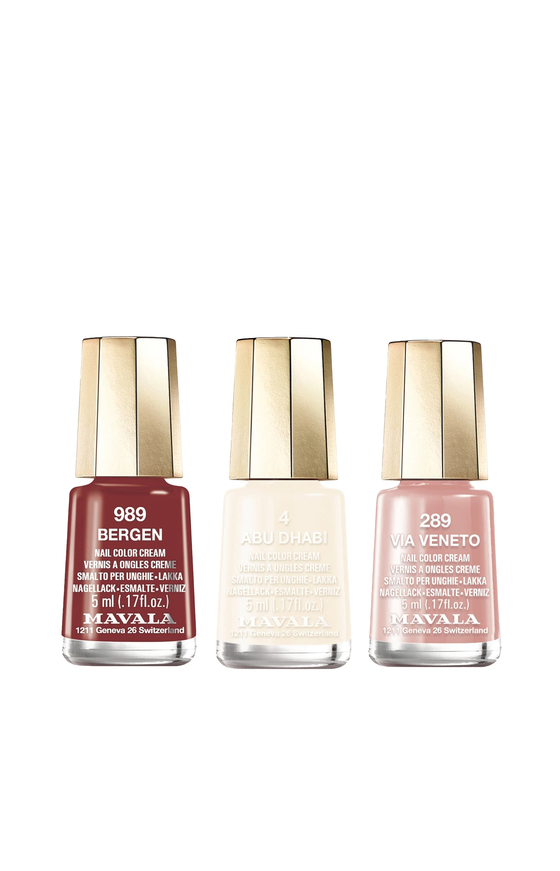 Vernis à ongles - Via Veneto, Abu Dhabi & Bergen