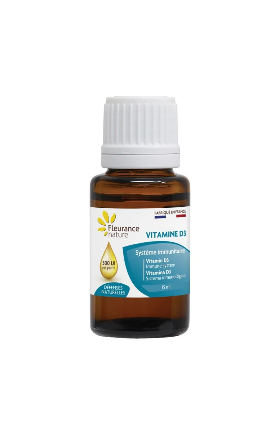 Vitamine D3 - Système immunitaire - Nouvelle formule - 2 x 15 ml