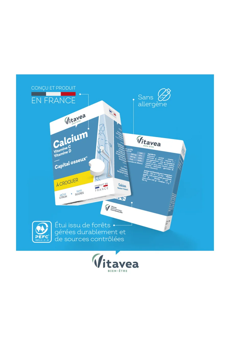Cure capital osseux - Calcium & vitamines - 24 jours - Image 2