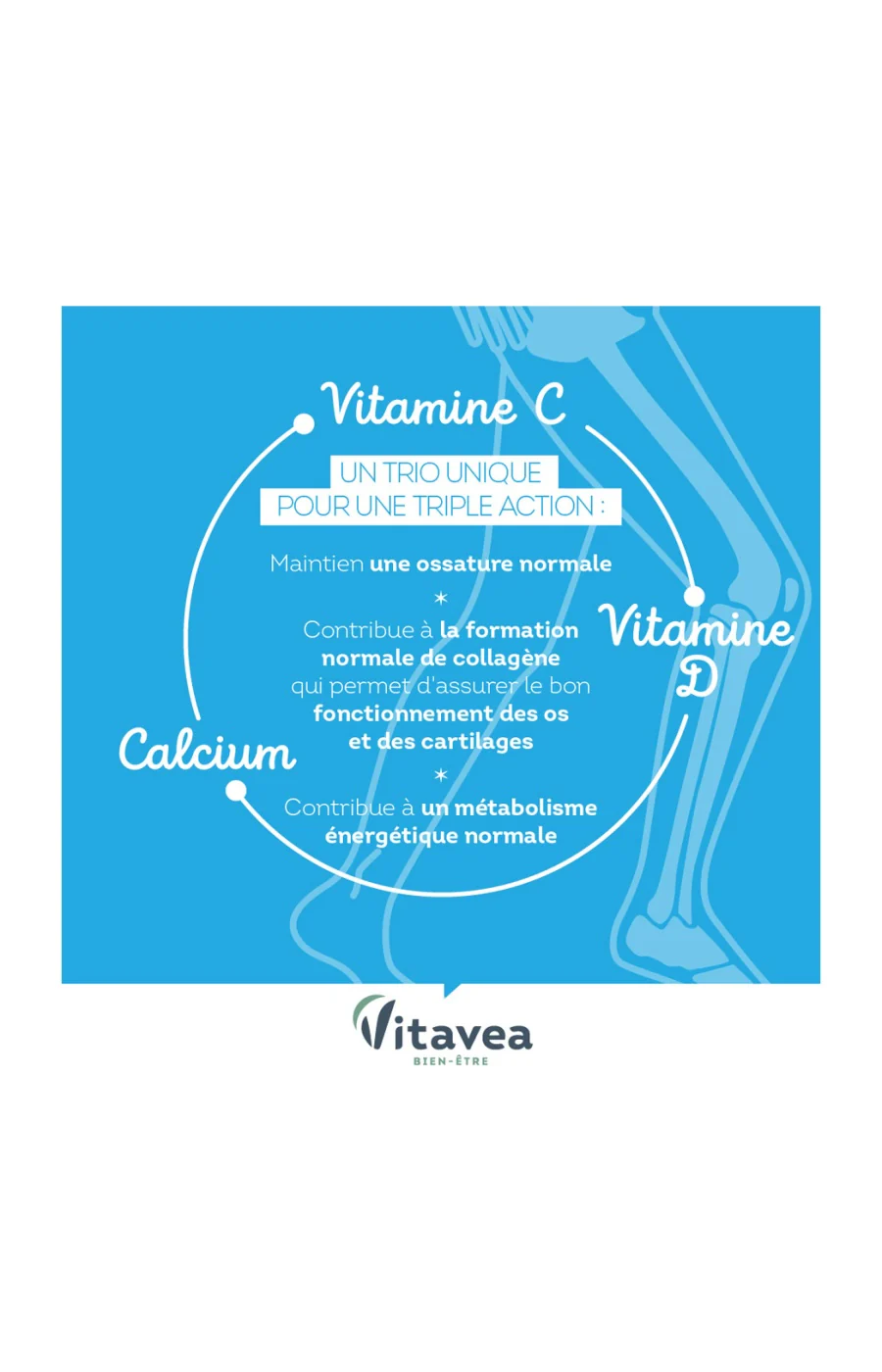 Cure capital osseux - Calcium & vitamines - 24 jours - Image 3