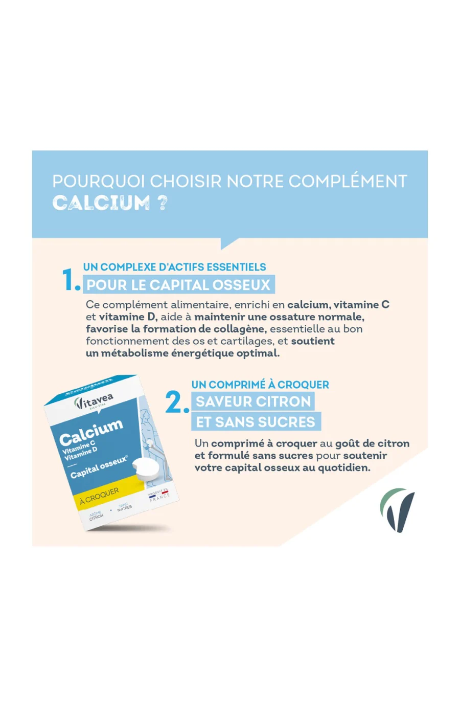 Cure capital osseux - Calcium & vitamines - 24 jours - Image 4