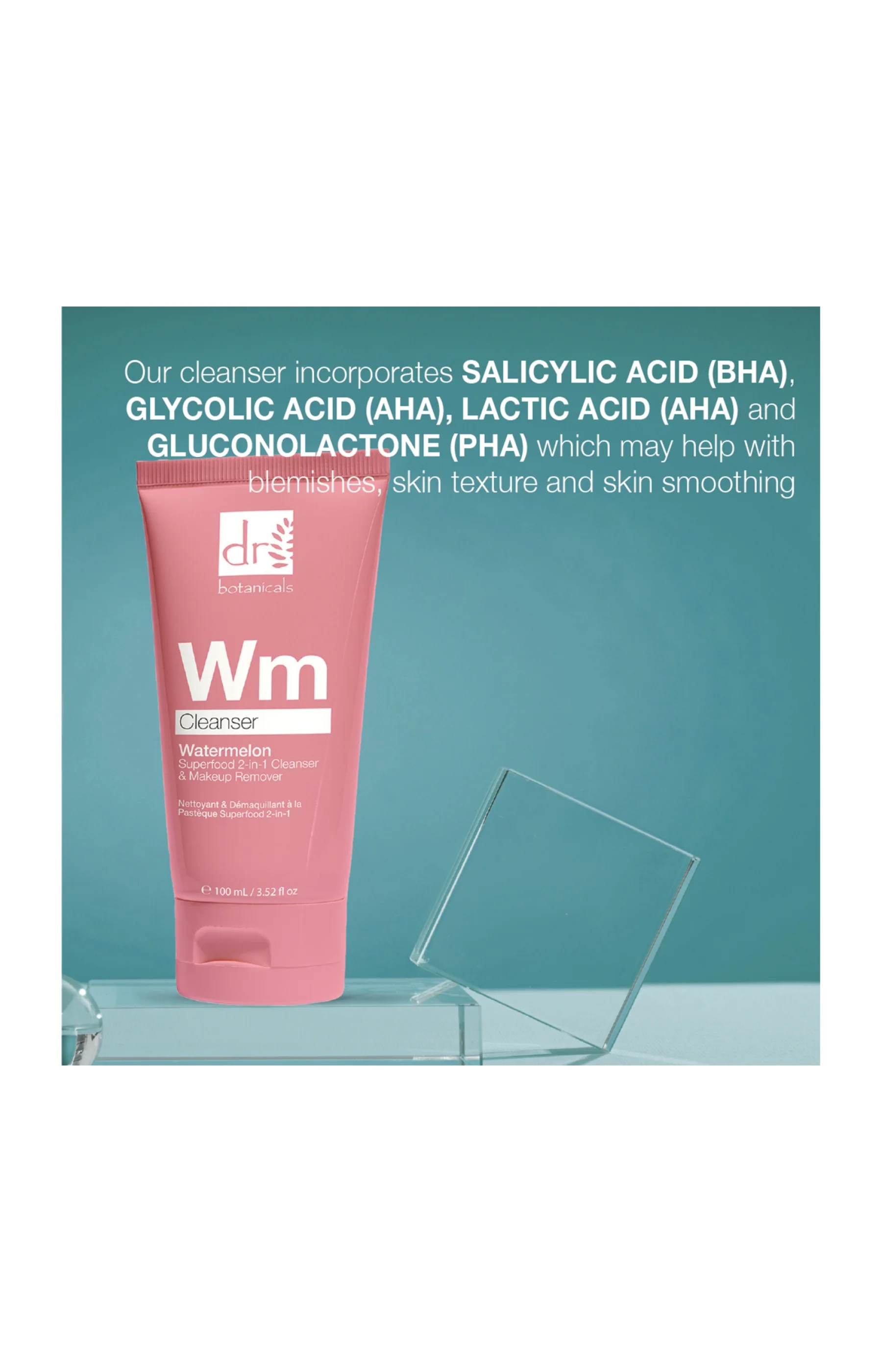 Nettoyant démaquillant - Acide glycolique & acide salicylique - 100 ml - Image 4