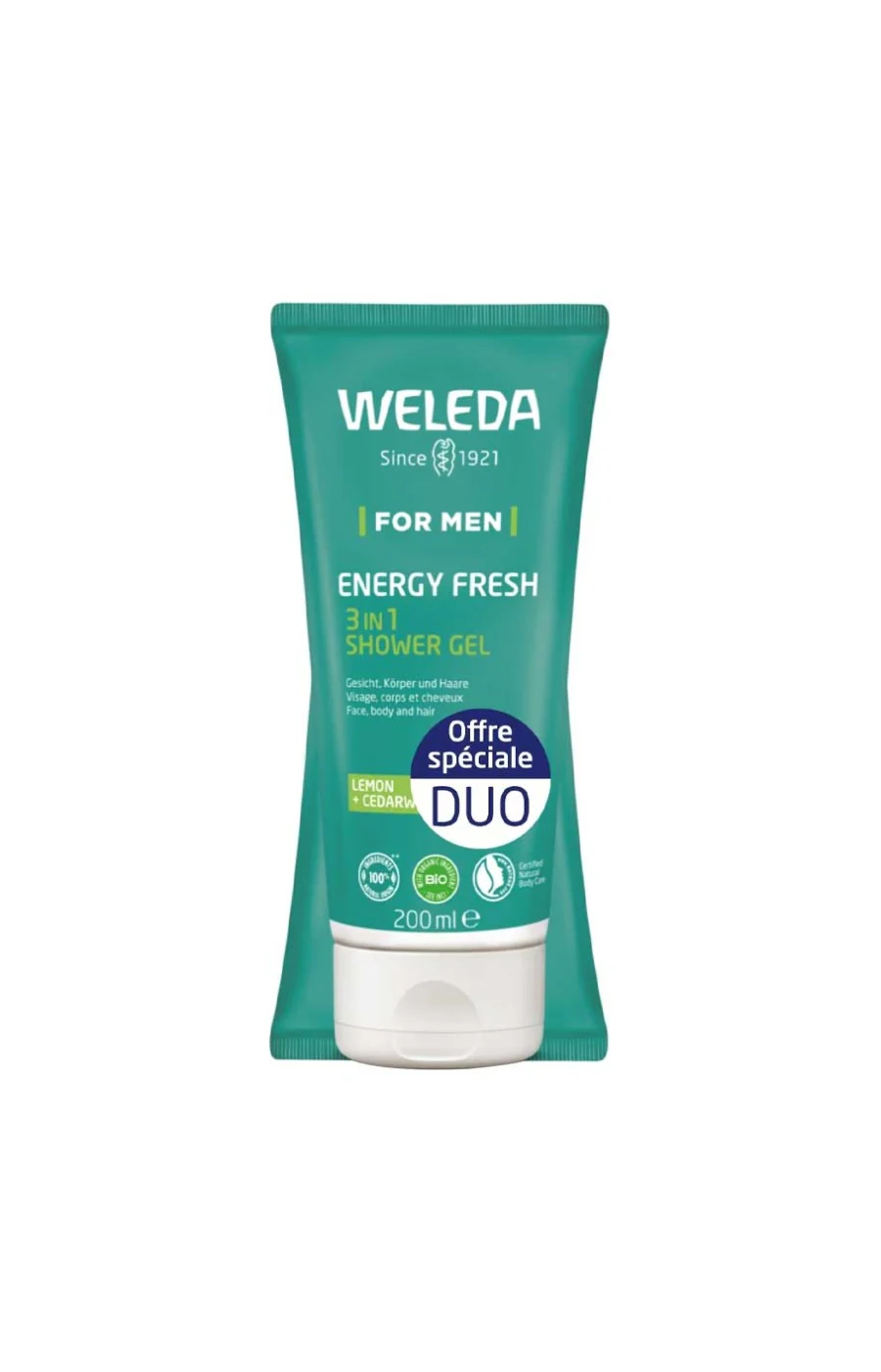Gel douche 3-en-1 - Energy Fresh - Homme - 2 x 200 ml - Image 3