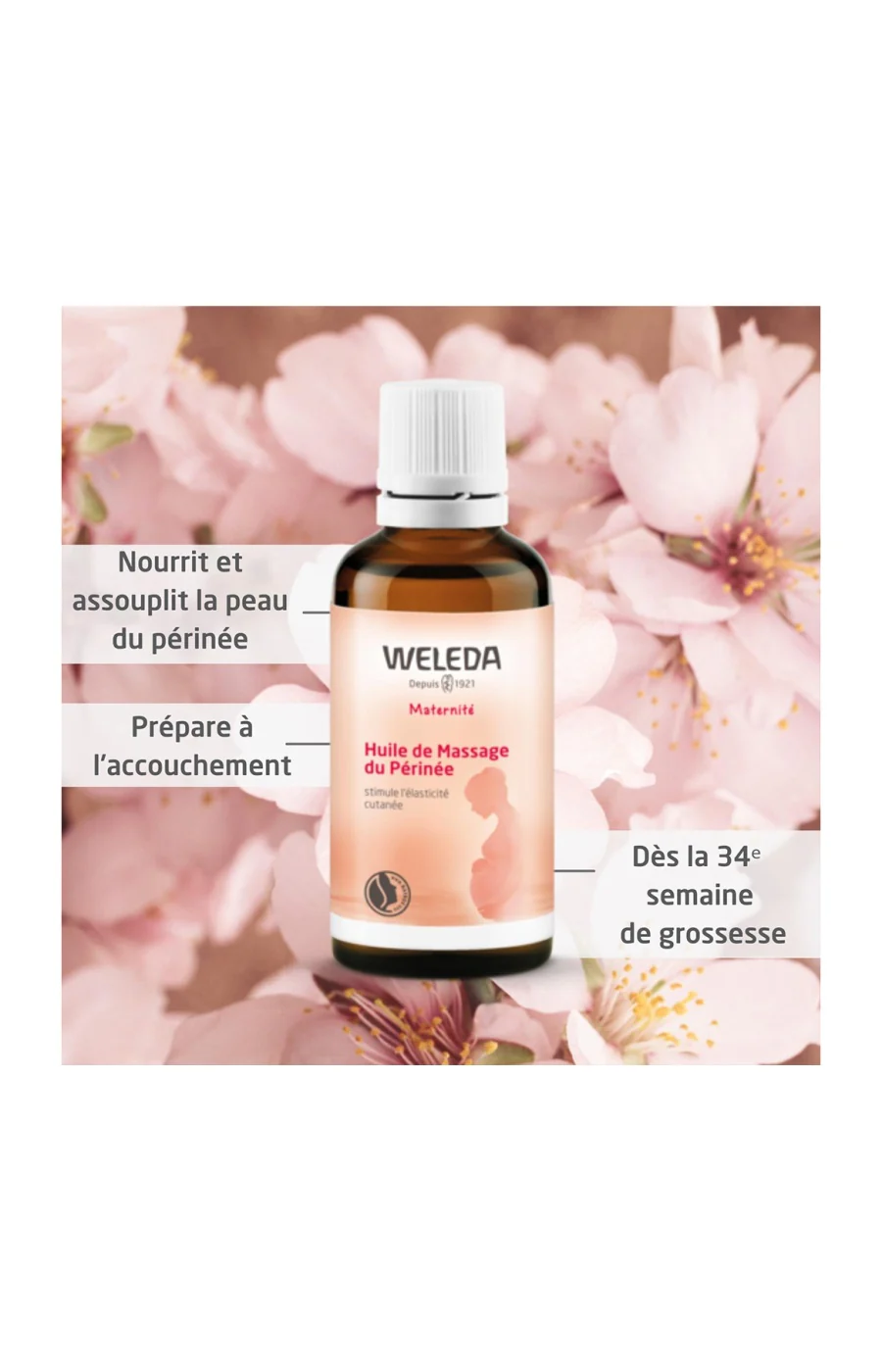 Huile de massage périnéal - Corps - 50 ml - Image 2