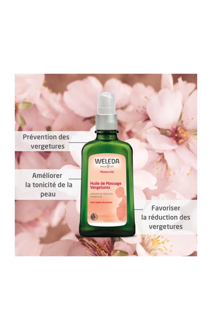 Huiles de massage - Vergetures - Maternité - 2 x 100 ml - Image 2