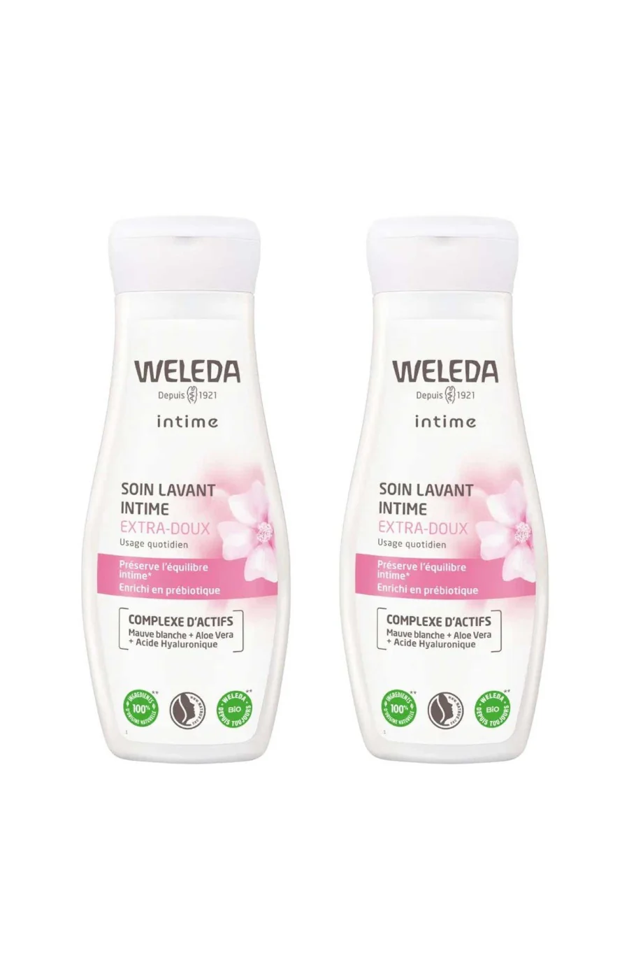 Soin lavant intime extra-doux - Acide hyaluronique & aloe vera - 200 ml