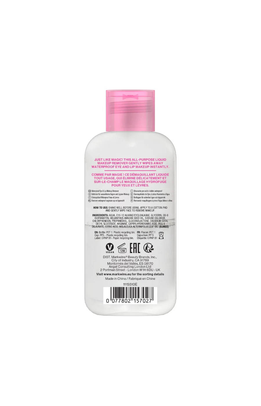 Démaquillant waterproof - Yeux & lèvres - 125 ml - Image 3