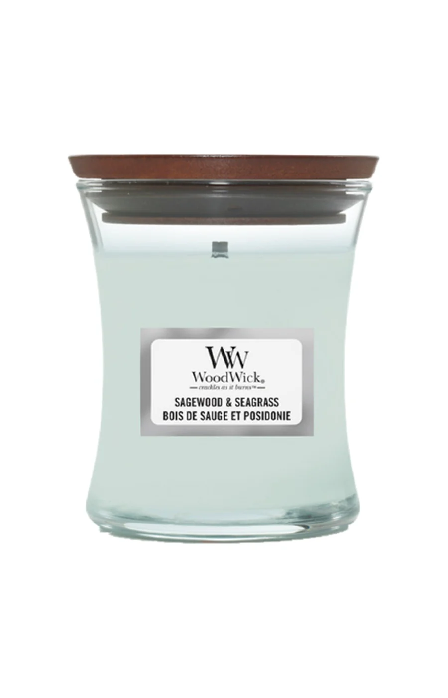 Bougie jarre - Bois de sauge & posidonie - Mini modèle - 85 g
