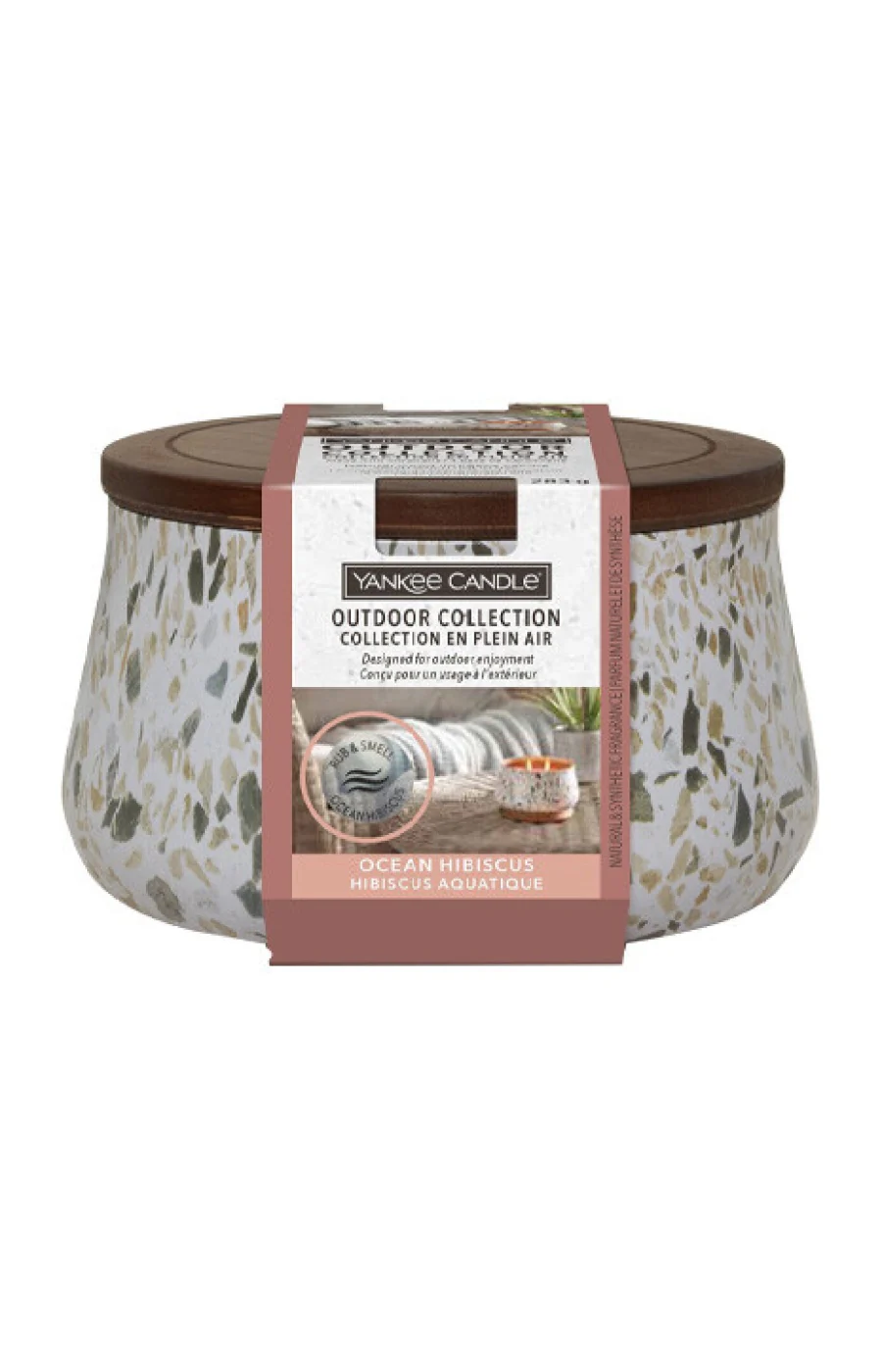 Bougie d'extérieur - Hibiscus aquatique - Modèle medium - 283 g - Image 2