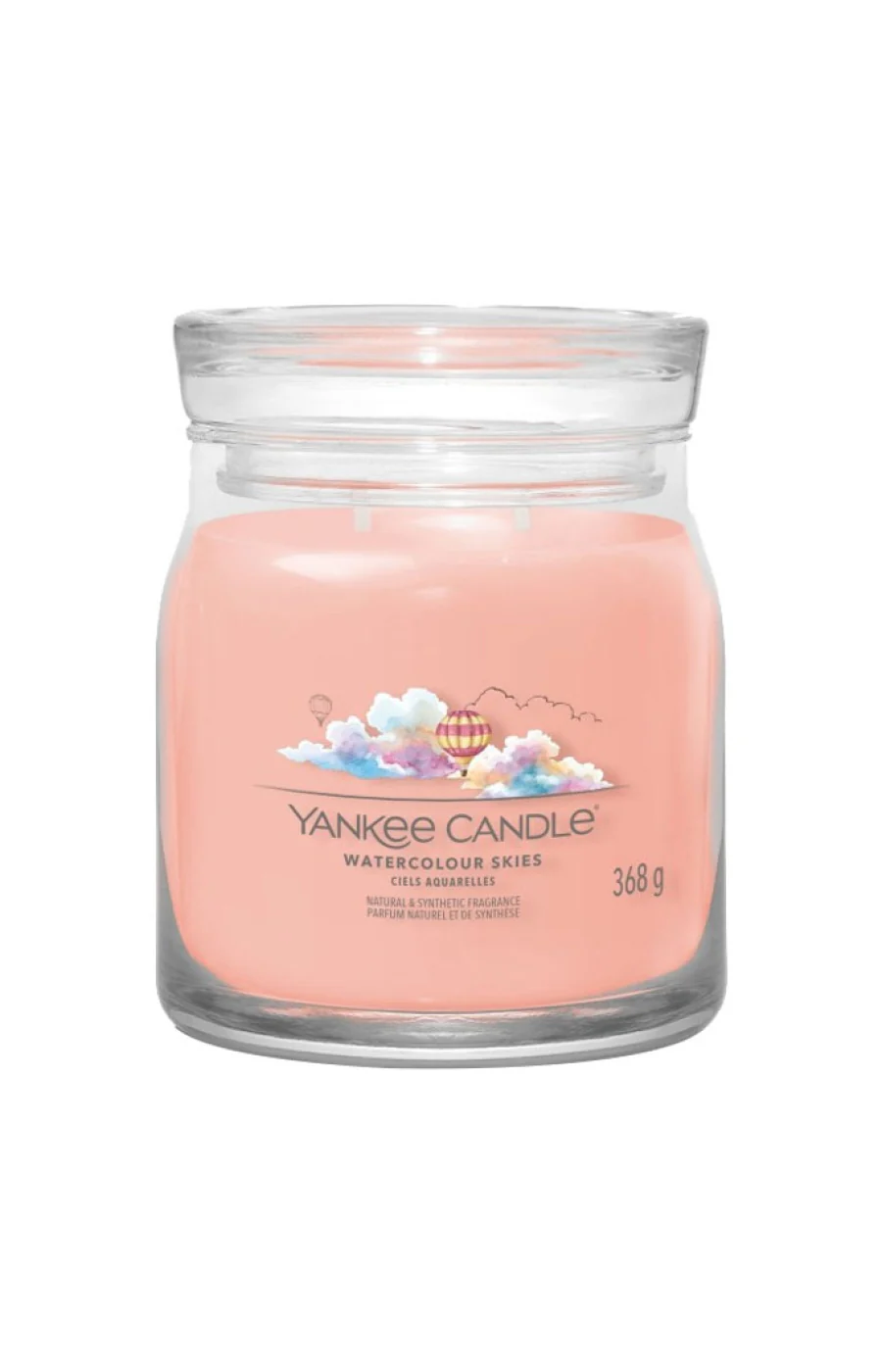 Bougie jarre - Ciels aquarelles - Modèle medium - 368 g