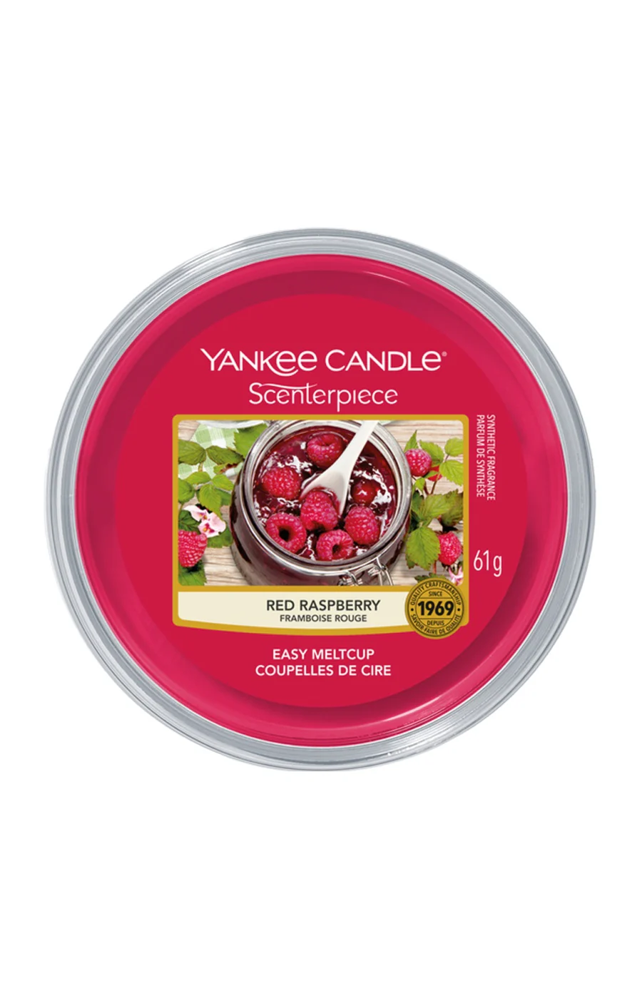 Coupelles de cire - Framboise rouge - 61 g