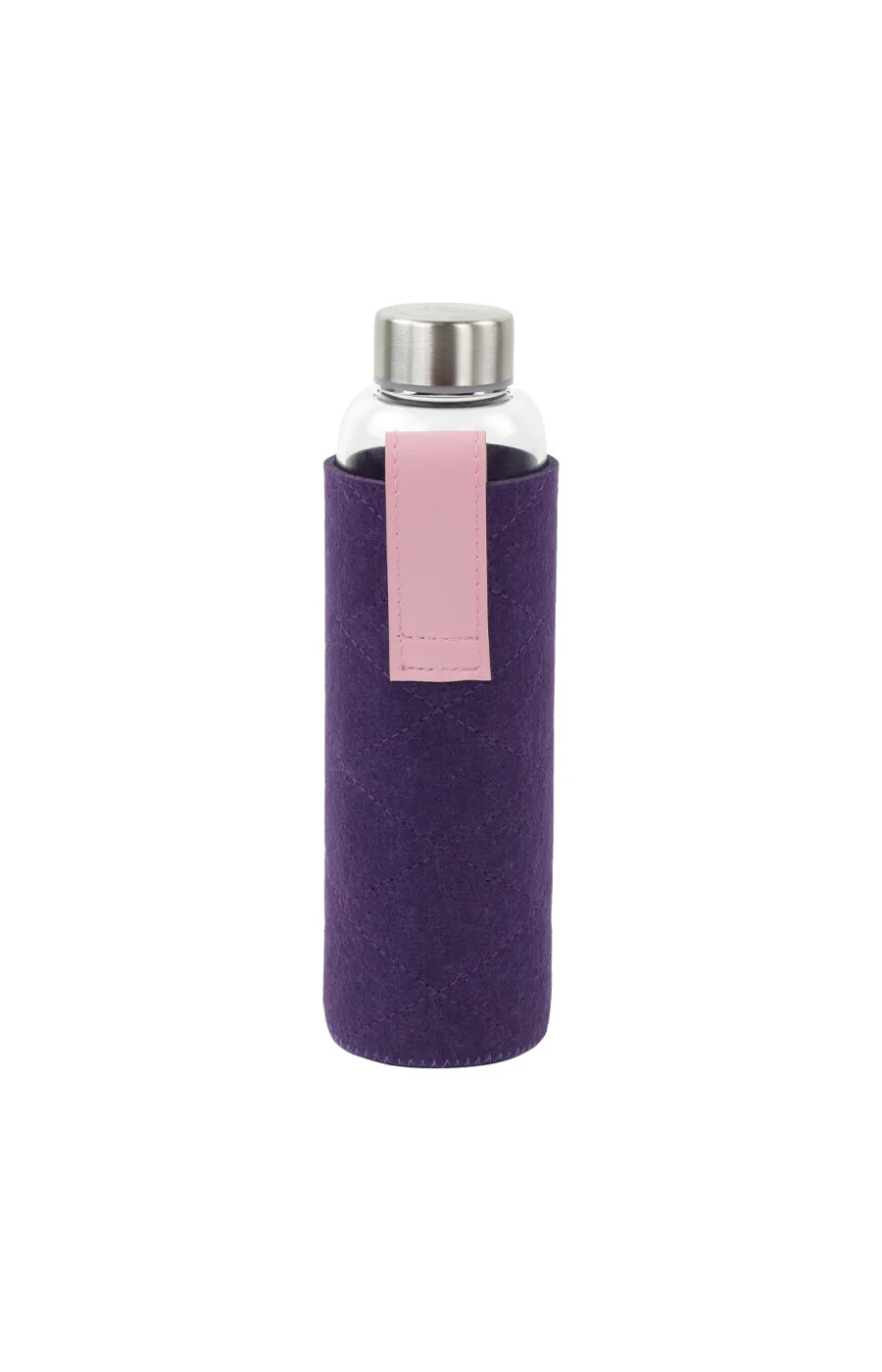 Bouteille en verre avec pochette  - 550 ml