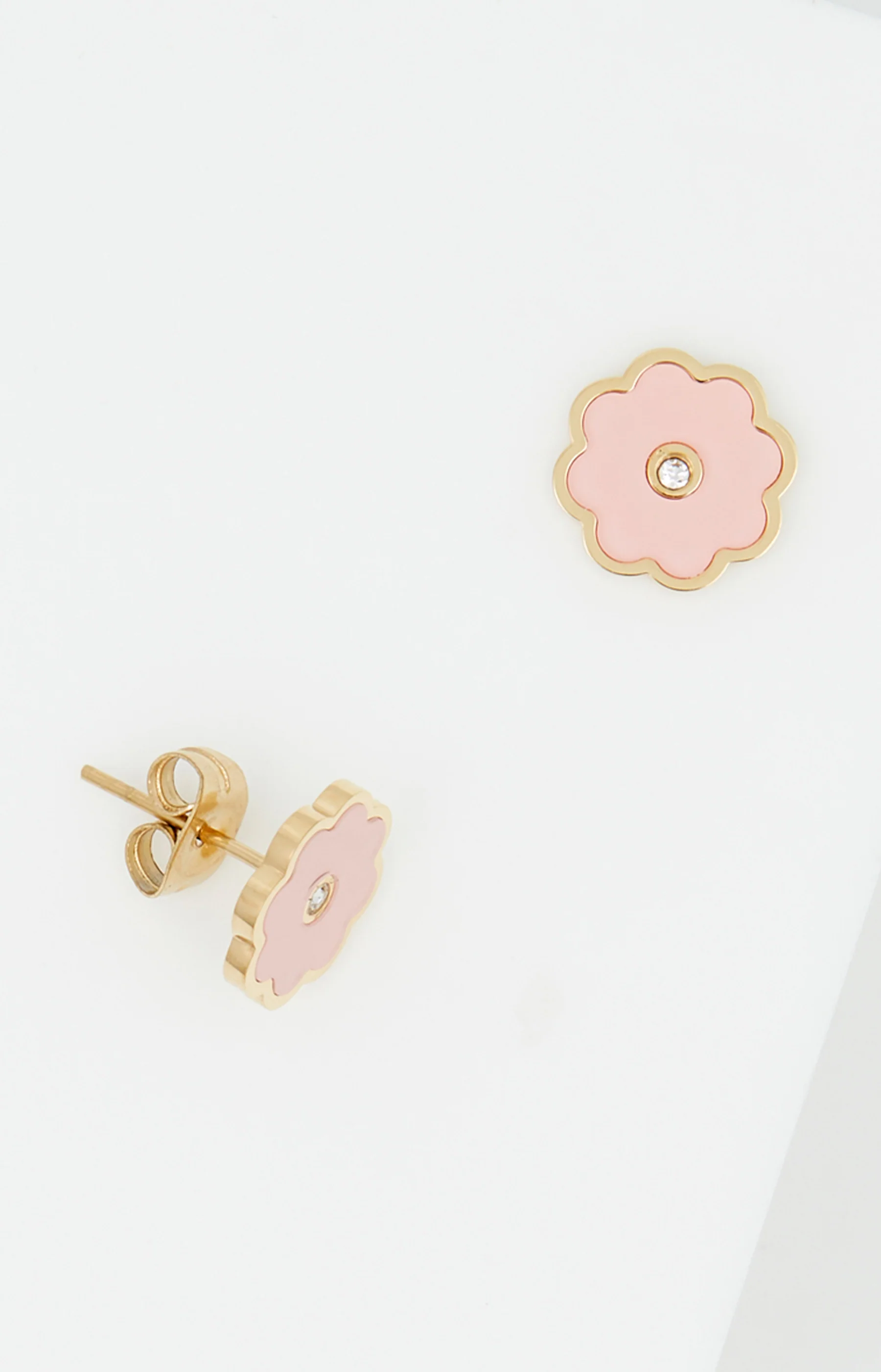 Boucles d’oreilles - Acier inoxydable - Doré & rose
